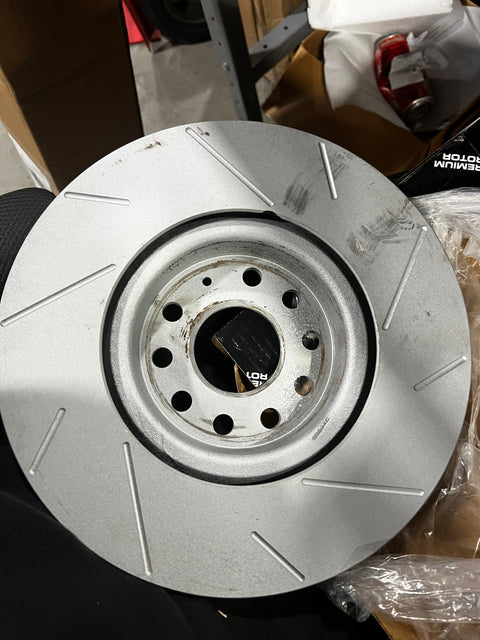 SP Performance 312mm Slotted Brake Rotors | Multiple Audi/Volkswagen Fitments (T58-279) - Return