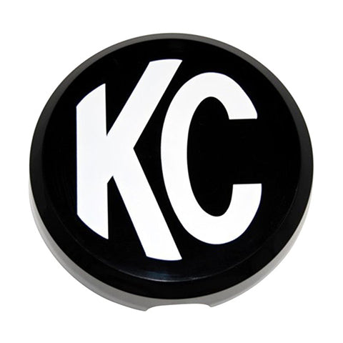 KC HiLites KC Hilites Light Cover - 6in / Hard / Black/White / Each (KC5105)