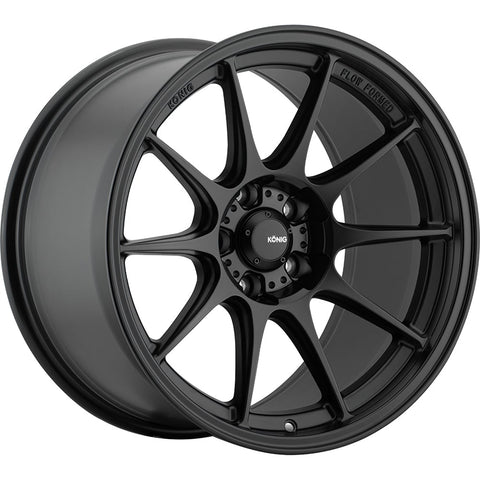 Konig Dekagram Matte Black 18x9.5 | 5x114.3 (DK98514255)