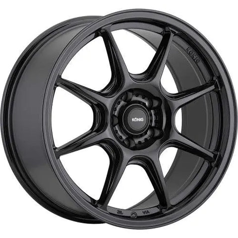 Konig Lockout Gloss Black 16x7.5 | 5x112 (LK76512455)