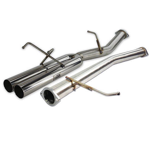 ISR Performance EP Straight-Pipe Dual Tip Exhaust | 1989-1994 Nissan 240SX (IS-EPDUAL)