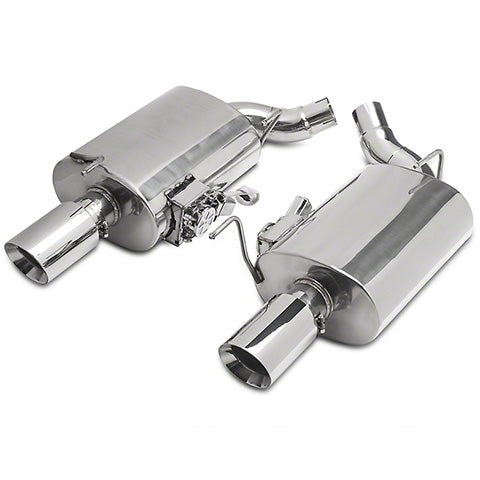 XForce Varex Valved Axle-Back | 2005-2010 Ford Mustang GT (ES-FM10-VMK-ABS)