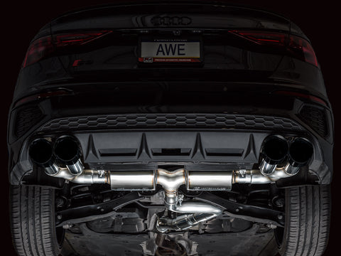 AWE Tuning Touring Edition Exhaust | 2022+ Audi S3