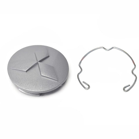 Mitsubishi OEM Wheel Center Cap and Retainer Clip | 2003-2005 Mitsubishi Evo 8 (MAP-MIT-4252A014-MB579402)