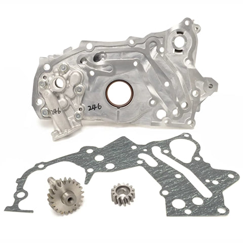 Mitsubishi OEM Oil Pump Front Cover and Gear Set | 1990-1992.5 Mitsubishi Eclipse GSX/Eagle Talon TSi/Plymouth Laser RS (MAP-MIT-6BOLT-FTCASE)
