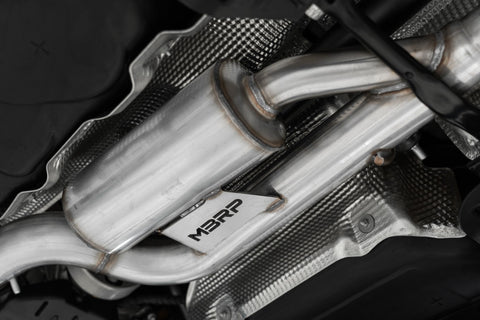 MBRP Stainless Steel 3" Cat-Back - 2.5" Dual Split Exit | 2022 - 2024 VW MK8 Golf GTI (S4617)