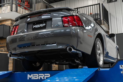 MBRP Stainless Steel 2.5" Cat-Back - Dual Exit | 1999-2004 Ford Mustang GT / Mach 1 (S7221AL)