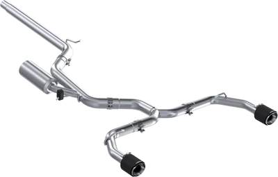 MBRP Stainless Steel 3" Cat-Back - 2.5" Dual Split Exit | 2022 - 2024 VW MK8 Golf GTI (S4617)