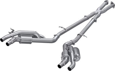 MBRP Stainless Steel 2.5" Active Cat-Back Exhaust - Quad Outlet | 2022+ Kia Stinger (S4708304)