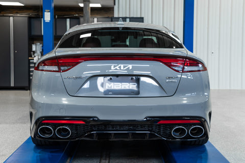 MBRP Stainless Steel 2.5" Active Cat-Back Exhaust - Quad Outlet | 2022+ Kia Stinger (S4708304)