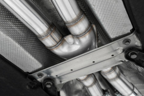 MBRP Stainless Steel 2.5" Active Cat-Back Exhaust - Quad Outlet | 2022+ Kia Stinger (S4708304)