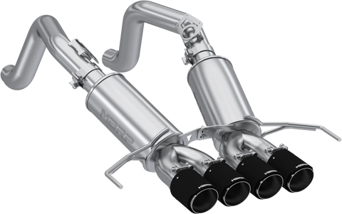 MBRP Stainless Steel 3" Axle-Back w/ Quad Tips | 2014 - 2019 Chevrolet Corvette (S7030)