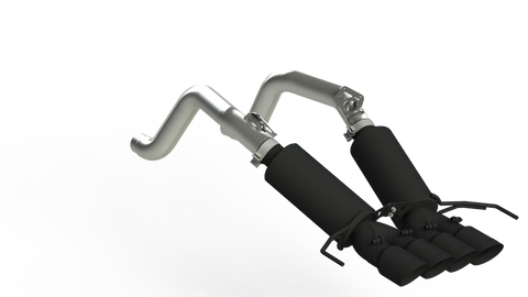 MBRP Stainless Steel 3" Axle-Back w/ Quad Tips | 2014 - 2019 Chevrolet Corvette (S7030)