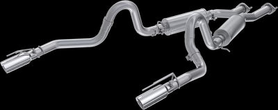 MBRP Stainless Steel 2.5" Cat-Back - Dual Exit | 1999-2004 Ford Mustang GT / Mach 1 (S7221AL)