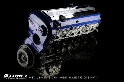 Tomei Metal Engine Ornament Plate | 1JZ-GTE VVTI  (TE101A-TY04A)