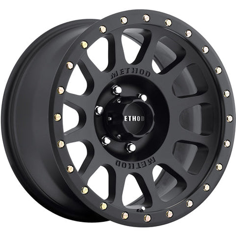 Method Race Wheels MR305 Matte Black w/ Simulated Beadlock 18x9 | 5x150 (MR30589058525)