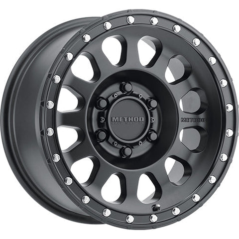 Method Race Wheels MR315 Matte Black w/ Simulated Beadlock 17x8.5 | 5x127 (MR31578550500)