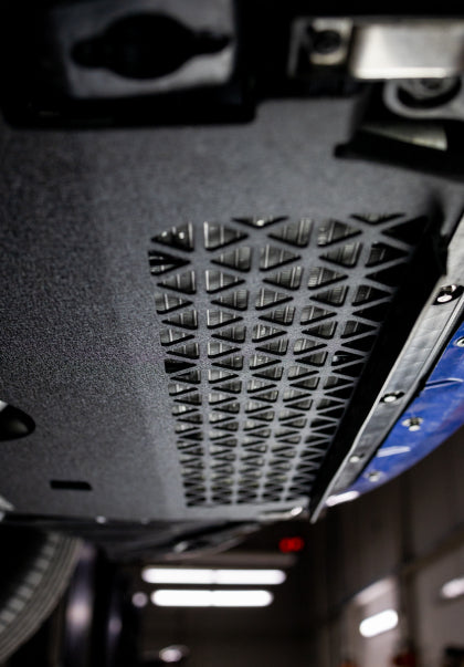 Mishimoto Engine Skid Plate - Wrinkle Black | 2021+ BMW G80 M2 / M3 / M4 (MIS MMSD-G80-21WBK)