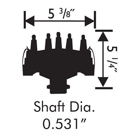 MSD Crank Trigger Distributor | 1968-1979 Ford Thunderbird, 1969-1973 Ford Mustang, and 1975-1996 Ford F-150 (8569)