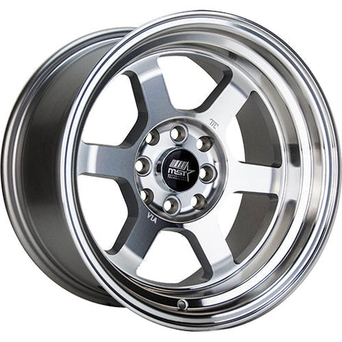 MST Wheels Time Attack Machined 15x8 | 4x100/4x114.3 (01T-5816-0-MAC)