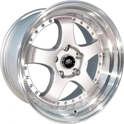 MST Wheels MT07 Silver w/ Machined Lip 17x9 | 5x114.3 (07-7965-20-SILL)