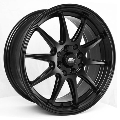MST Wheels MT41 Matte Black 16x7 | 4x100/4x114.3 (41-6716-38-MBK)