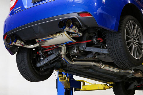 Remark Sport Touring Catback Exhaust w/o Resonator | 2008-2014 Subaru WRX / STI Hatch (RK-C4076S-02N)