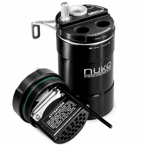 Nuke Performance Dual Inlet Oil Catch Can (260-01-20x)