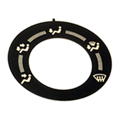 Mitsubishi OEM Right/Setting HVAC Heater Label | 2003-2006 Mitsubishi Evo 8/9 (MR568314)