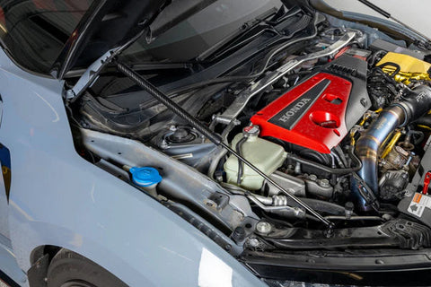 OLM Carbon Fiber Wrapped Hood Struts | 2017-2021 Honda Civic Hatchback & Type-R FK8 (OLMB.19004.1)