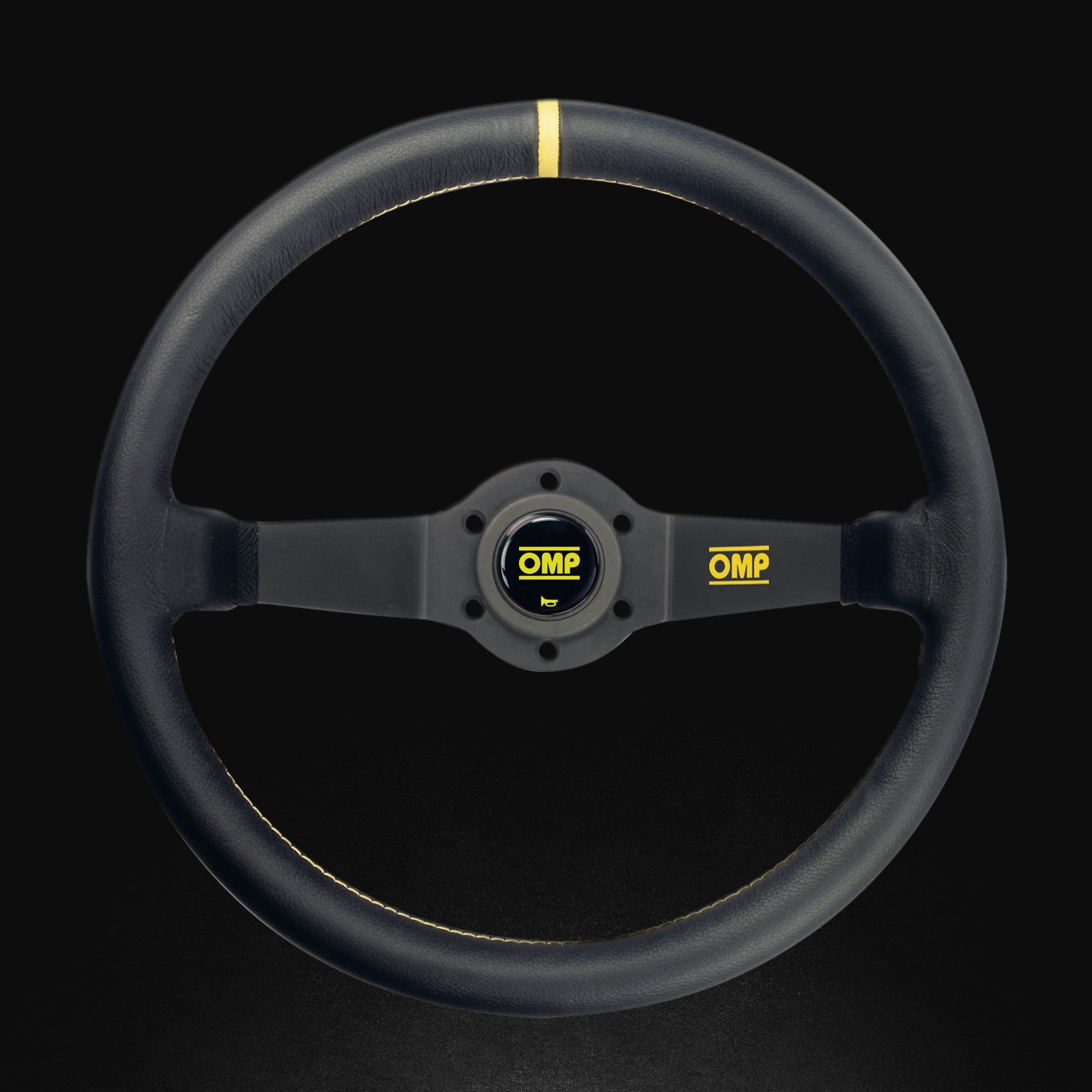OMP Rally Liscio 350mm Dished Steering Wheel (OD0-1950/1