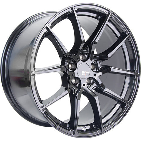 Option Lab Wheels R716 Gloss Black 18x8.5 | 5x100 (L16-88580-48-BLK)