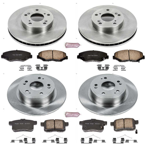 Power Stop Front & Rear Autospecialty Brake Kit | 2008-2010 Honda Accord (KOE2744)