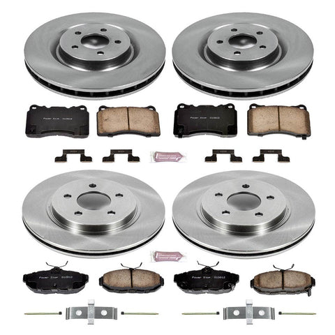 Power Stop Front & Rear Autospecialty Brake Kit | 2011-2014 Ford Mustang (KOE4148)