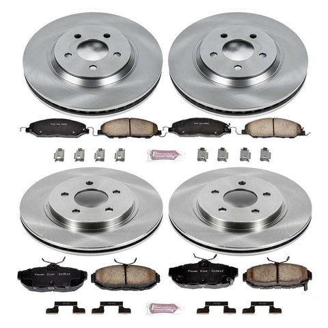Power Stop Front & Rear Autospecialty Brake Kit | 2011-2014 Ford Mustang / 2013-2014 Ford Mustang GT (KOE5450)