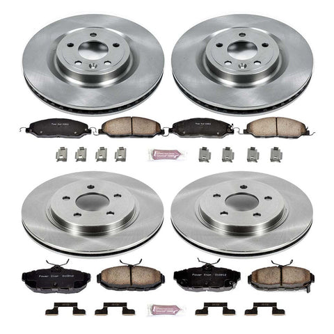 Power Stop Front & Rear Autospecialty Brake Kit | 2013-2014 Ford Mustang / 2011-2014 Ford Mustang GT (KOE5943)