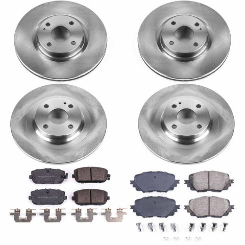 Power Stop Front & Rear Autospecialty Brake Kit | 2017-2020 Fiat 124 Spider / 2016-2025 Mazda MX-5 Miata (KOE7359)