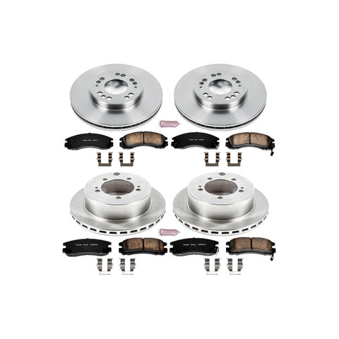 Power Stop Front & Rear Autospecialty Brake Kit | 1991-1996 Dodge Stealth / 1991-1999 Mitsubishi 3000GT / 1992-1996 Mitsubishi Diamante (KOE800)