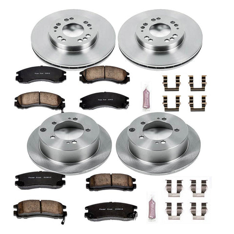 Power Stop Front & Rear Autospecialty Brake Kit | 1995-1997 Eagle Talon / 1995-2000 Mitsubishi Eclipse / 1999-2000 Mitsubishi Galant (KOE802)