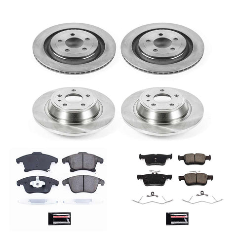 Power Stop Front & Rear Autospecialty Brake Kit | 2017-2020 Ford Fusion (KOE8532)