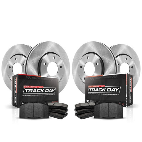 Power Stop Front & Rear Track Day Brake Kit | 2011-2014 Ford Mustang GT(TDBK5943)