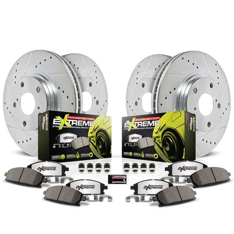 Power Stop Front & Rear Z26 Street Warrior Brake Kit | 2016-2023 Chevrolet Camaro LS/LT (K7296-26)