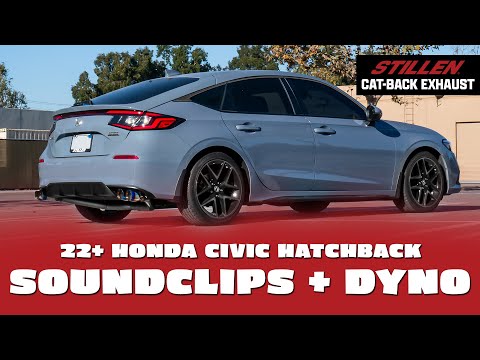 Stillen Cat-Back Exhaust | 2022+ Honda Civic Hatchback (504100/504101)