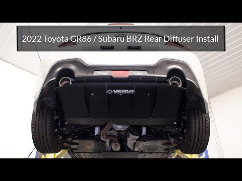 Verus Engineering Rear Diffuser | 2022-2023 Subaru BRZ/Toyota GR86