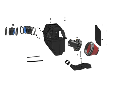PRL High Volume Intake System | 2022+ Honda Civic Type-R & 2023+ Integra Type-S (PRL-FL5-INT-HVI)