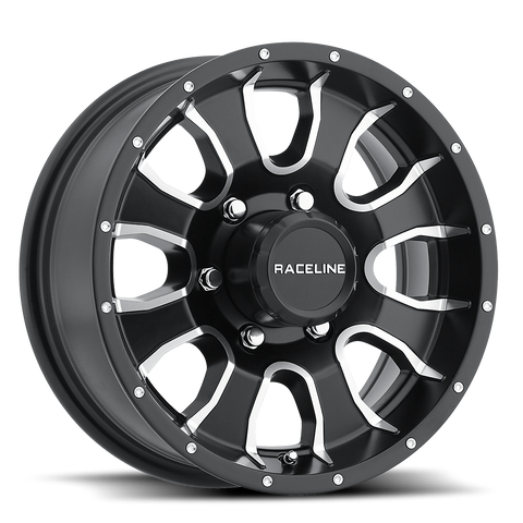 Raceline Wheels Mamba Black w/ Machined Spoke Accents 15x6 | 5x127 (860M-56050)