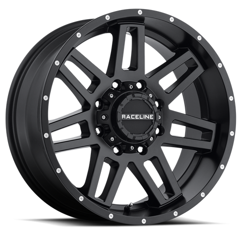 Raceline Wheels Injector Satin Black 17x9 | 5x114.3/5x127 (931B-79096-12)