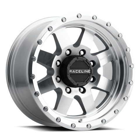 Raceline Wheels Defender Machined w/ Clear Coat 17x9 | 5x127 (935MC-79050-12)