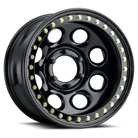 Raceline Wheels Rock 8 Black w/ Real Beadlock 17x9.5 | 5x127 (RT8179550)