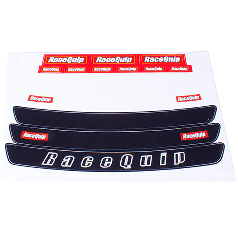 RaceQuip Helmet Visor Strip Decal Sheet (200111RQP)